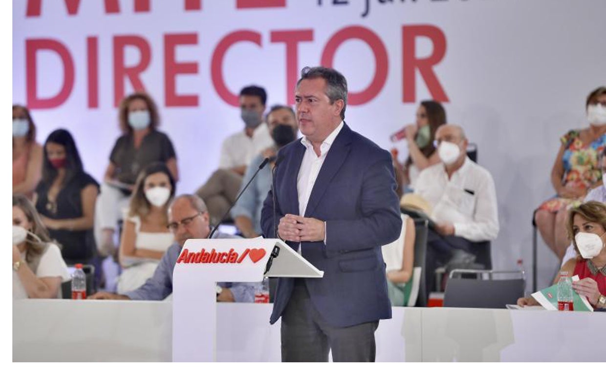 El secretario general del PSOE andaluz, Juan Espadas