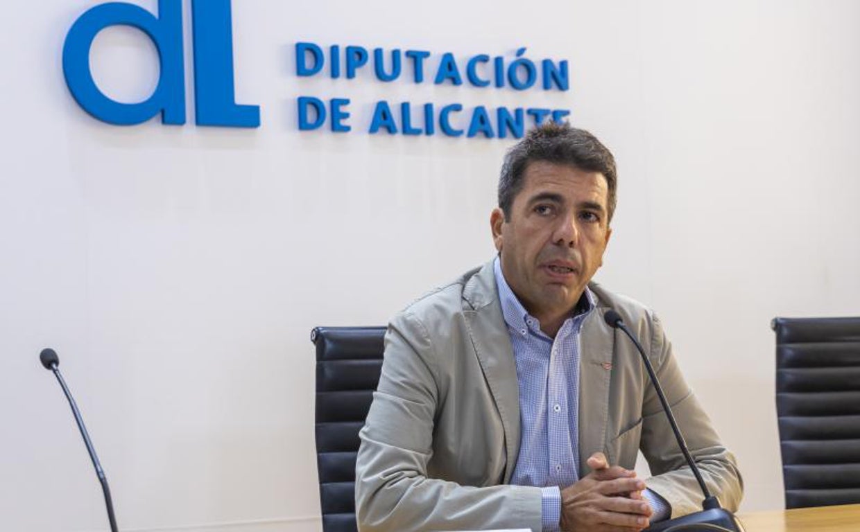 Imagen de archivo del presidente del PPCV, Carlos Mazón