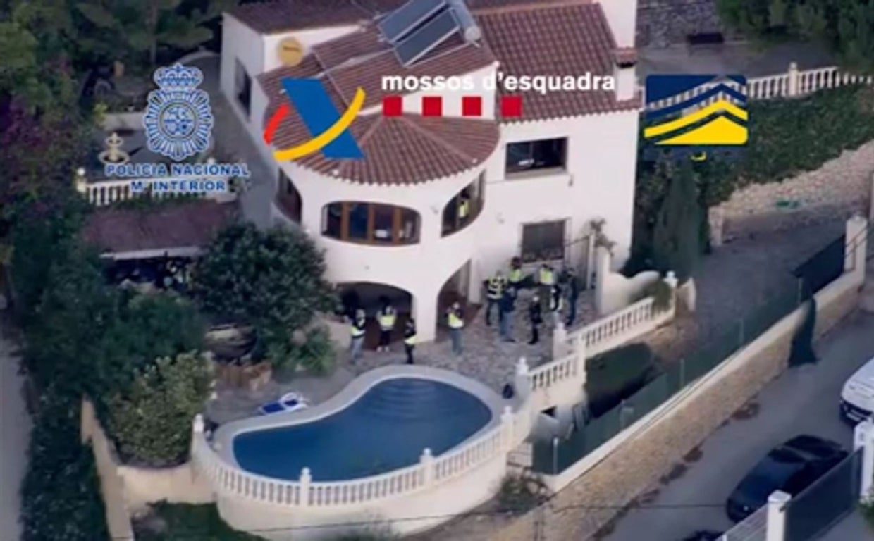 Chalé de Viktor Murenko en la localidad alicantina de Calpe, donde fue detenido