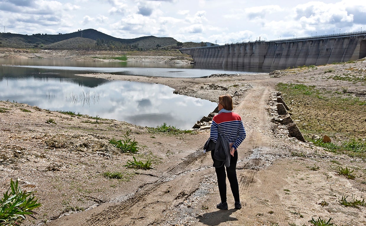 El pantano de Aracena en imagen de archivo