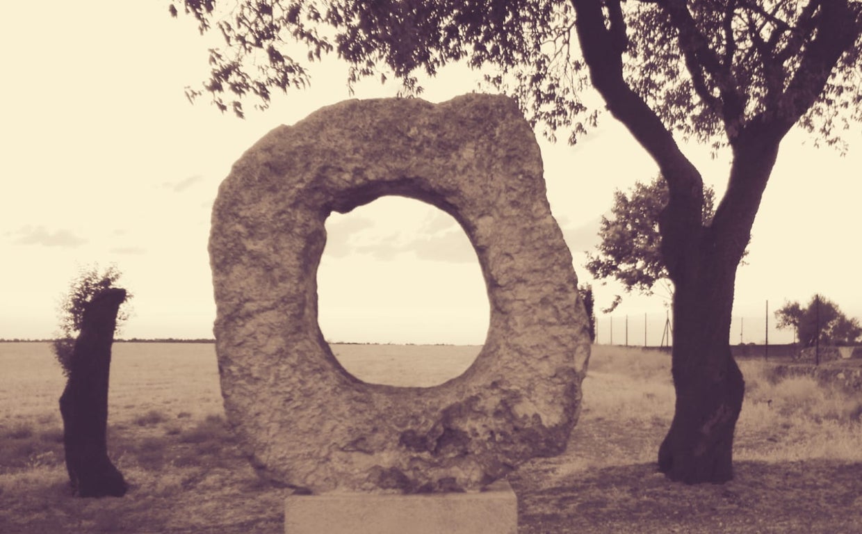 'El ojo del viento', escultura de José Manuel Ortega