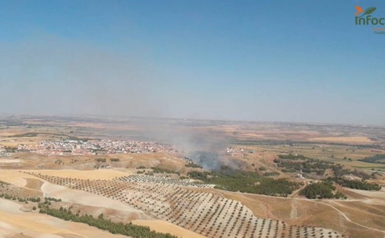 Controlado un incendio forestal en Añover de Tajo