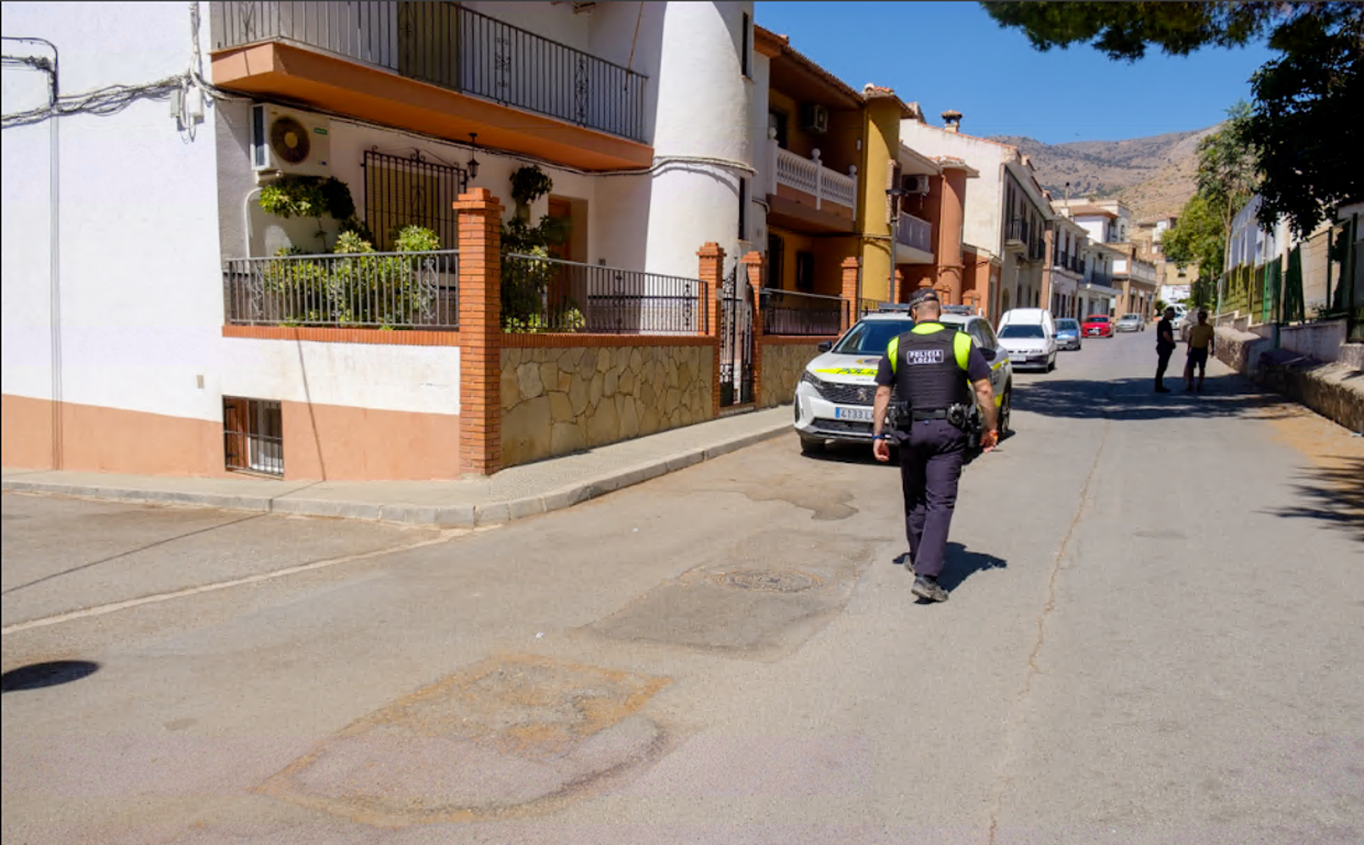 Foto de este lunes de la zona donde se agredió mortalmente al joven fallecido