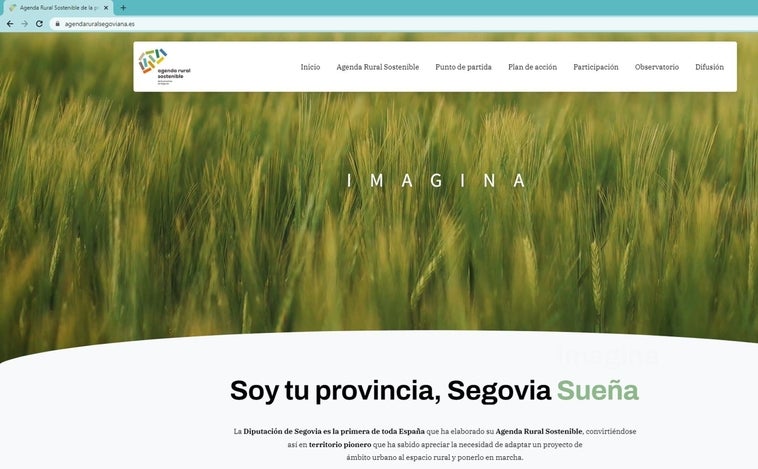 La Diputación de Segovia lanza su web de la Agenda Rural Sostenible