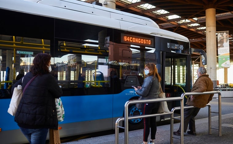 Vuelven los autobuses gratis de la EMT los días 1, 7 y 8 de septiembre