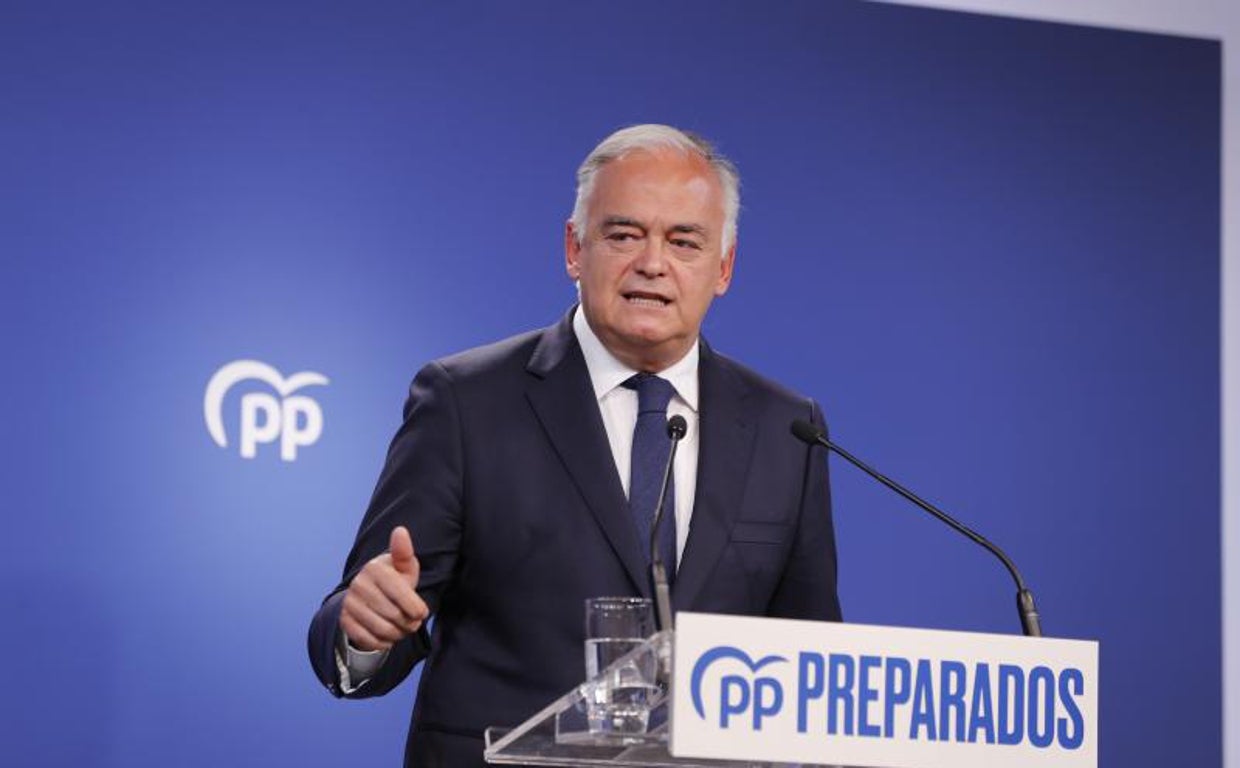 El vicesecretario de acción institucional del PP, Esteban González Pons