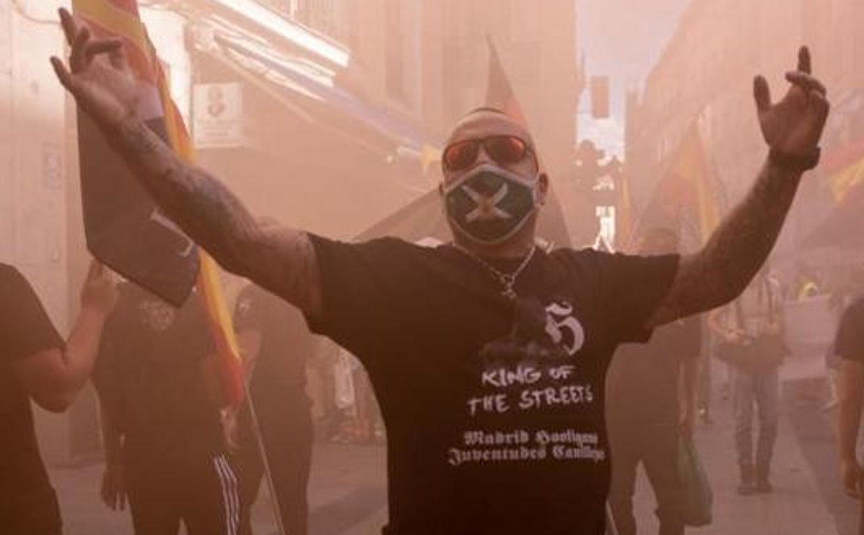 Manifestación de Bastión Frontal por Chueca, en septiembre de 2021