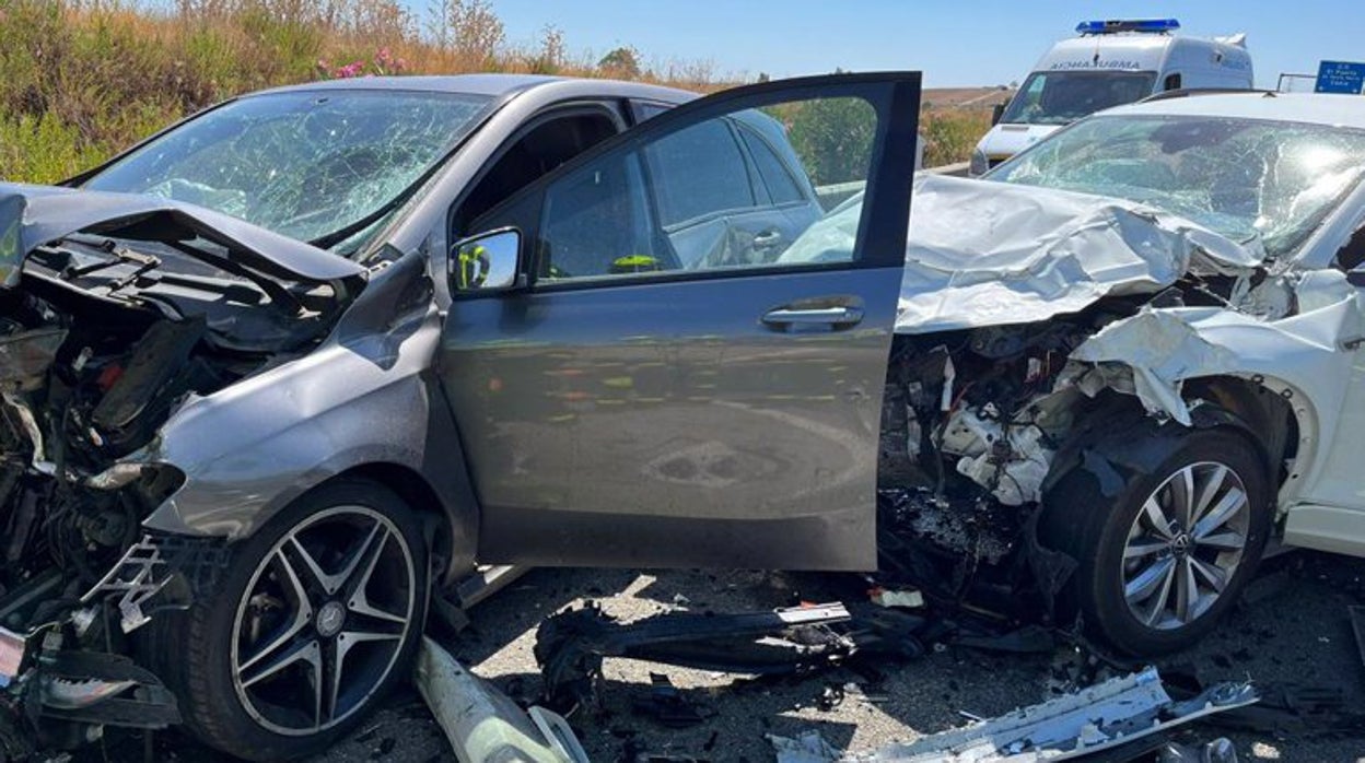 Las dos fallecidas en el accidente múltiple de Jerez eran de Sevilla y Madrid