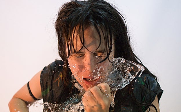 María Casares, en su espectáculo 'Blop'