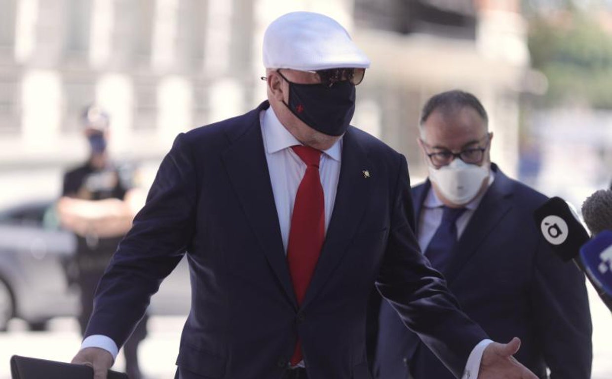 El comisario José Manuel Villarejo, en la Audiencia Nacional