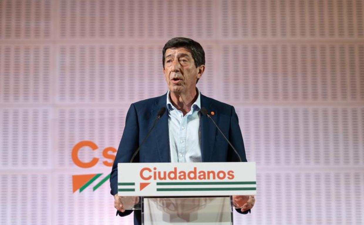 Juan Marín, la noche electoral del 19-J, cuando presentó su dimisión