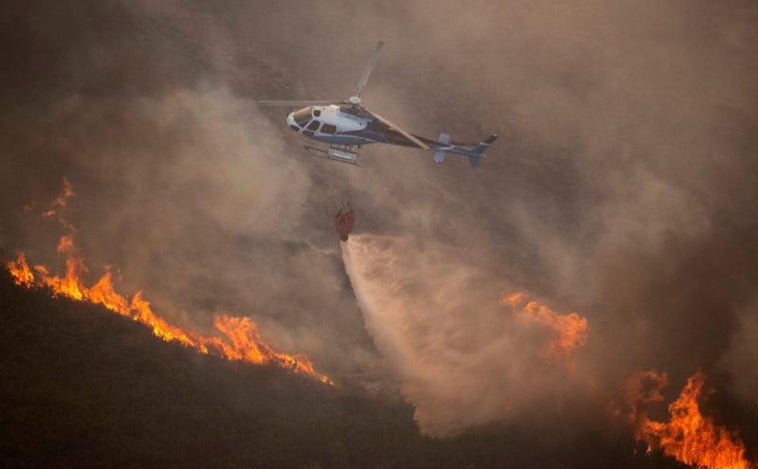 Estabilizado el gran incendio forestal del parque natural de O Xurés tras arder 560 hectáreas