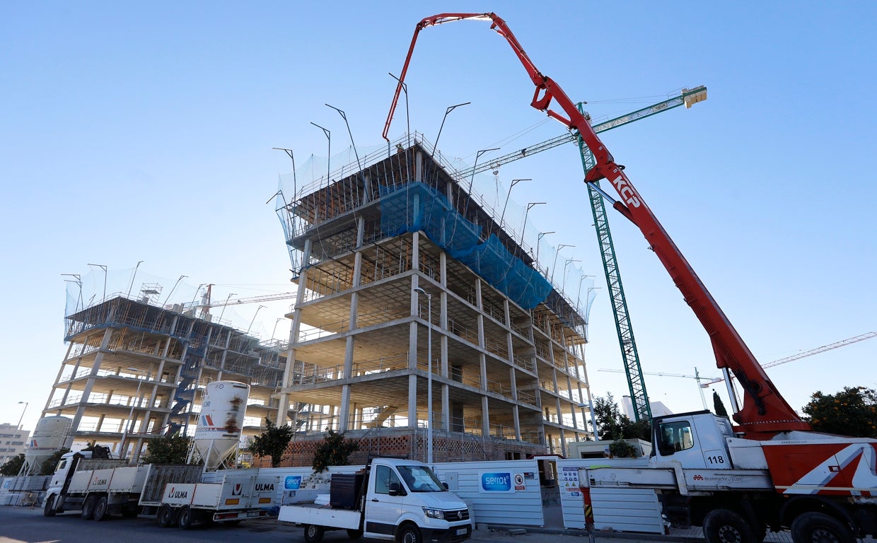 Imagen de una promoción en construcción en Córdoba