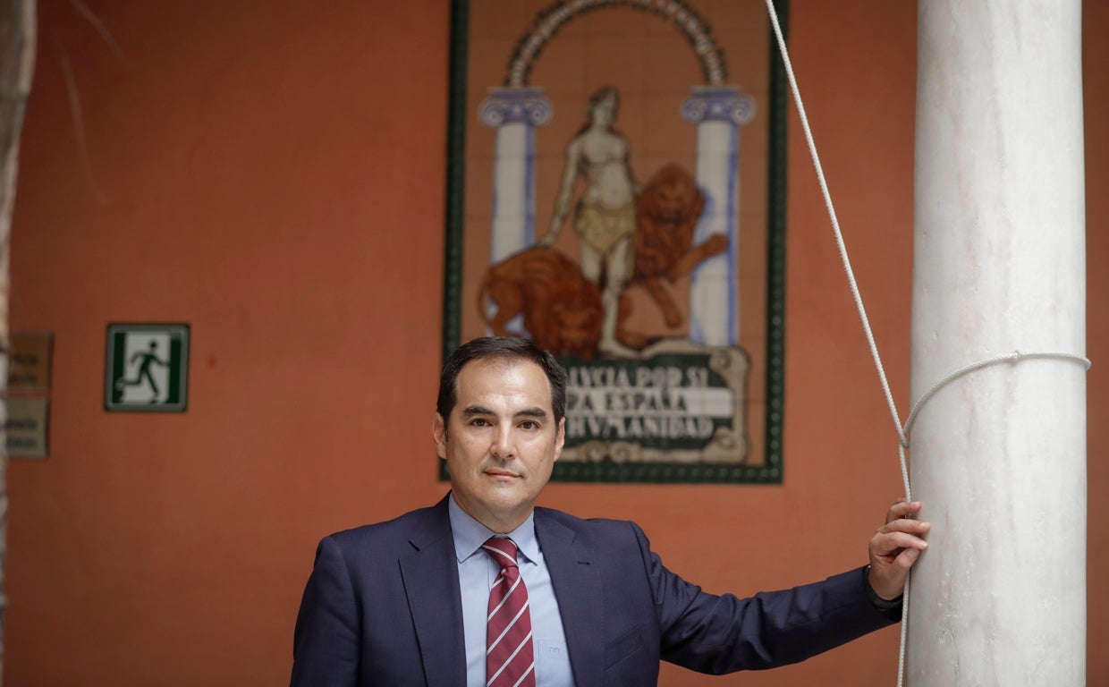El consejero cordobés de la Junta de Andalucía José Antonio Nieto, en Sevilla