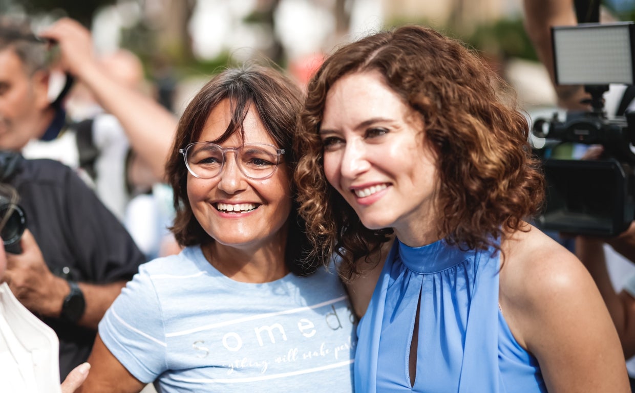 Díaz Ayuso, durante su paseo por Ceuta
