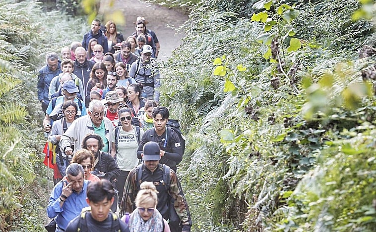 En imágenes: Macarena Olona emprende un peregrinaje hacia Santiago