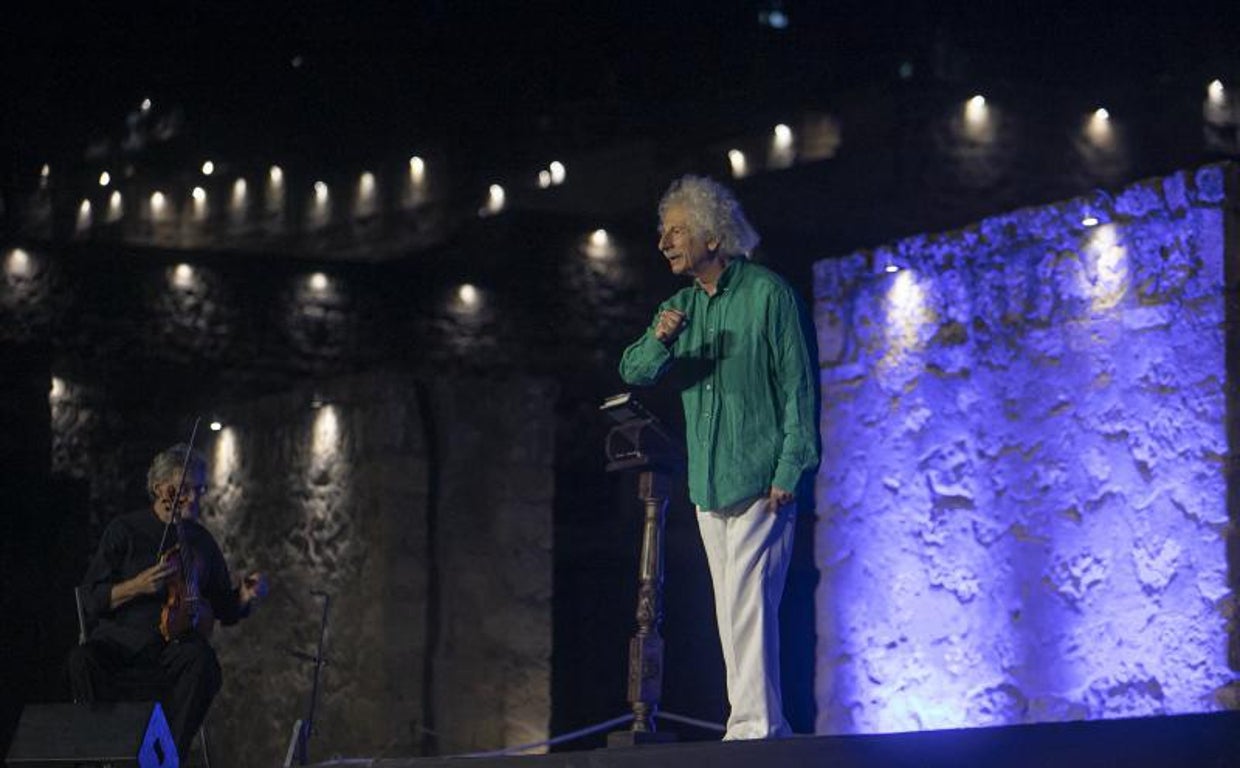 'El Brujo', durante su última actuación en Córdoba este verano en Medina Azahara