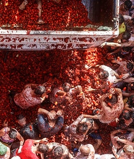 Imagen secundaria 2 - Imágenes de la Tomatina de Buñol