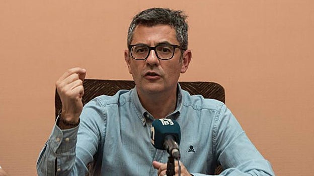 El ministro de la Presidencia, Félix Bolaños