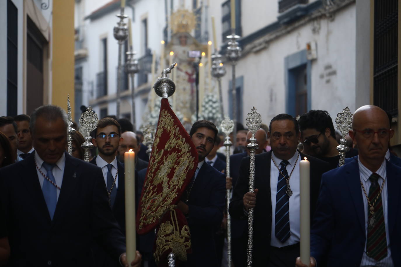 El regreso de la Virgen de la Merced de Córdoba, en imágenes