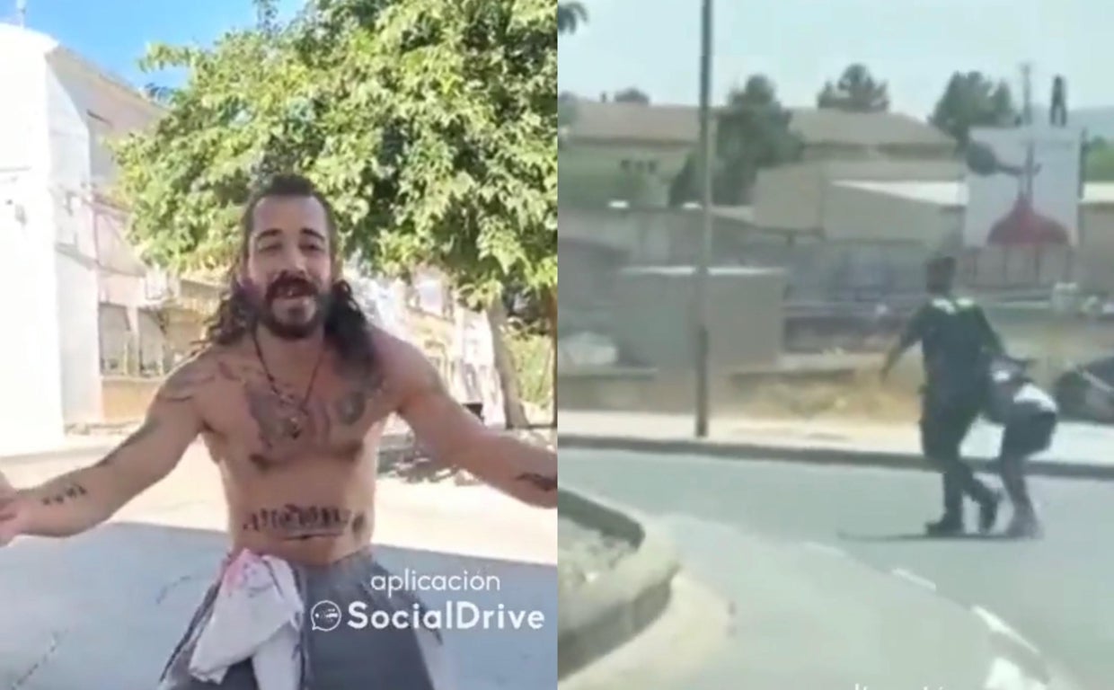 Imagen del detenido en Villena por amenazar a la Guardia Civil