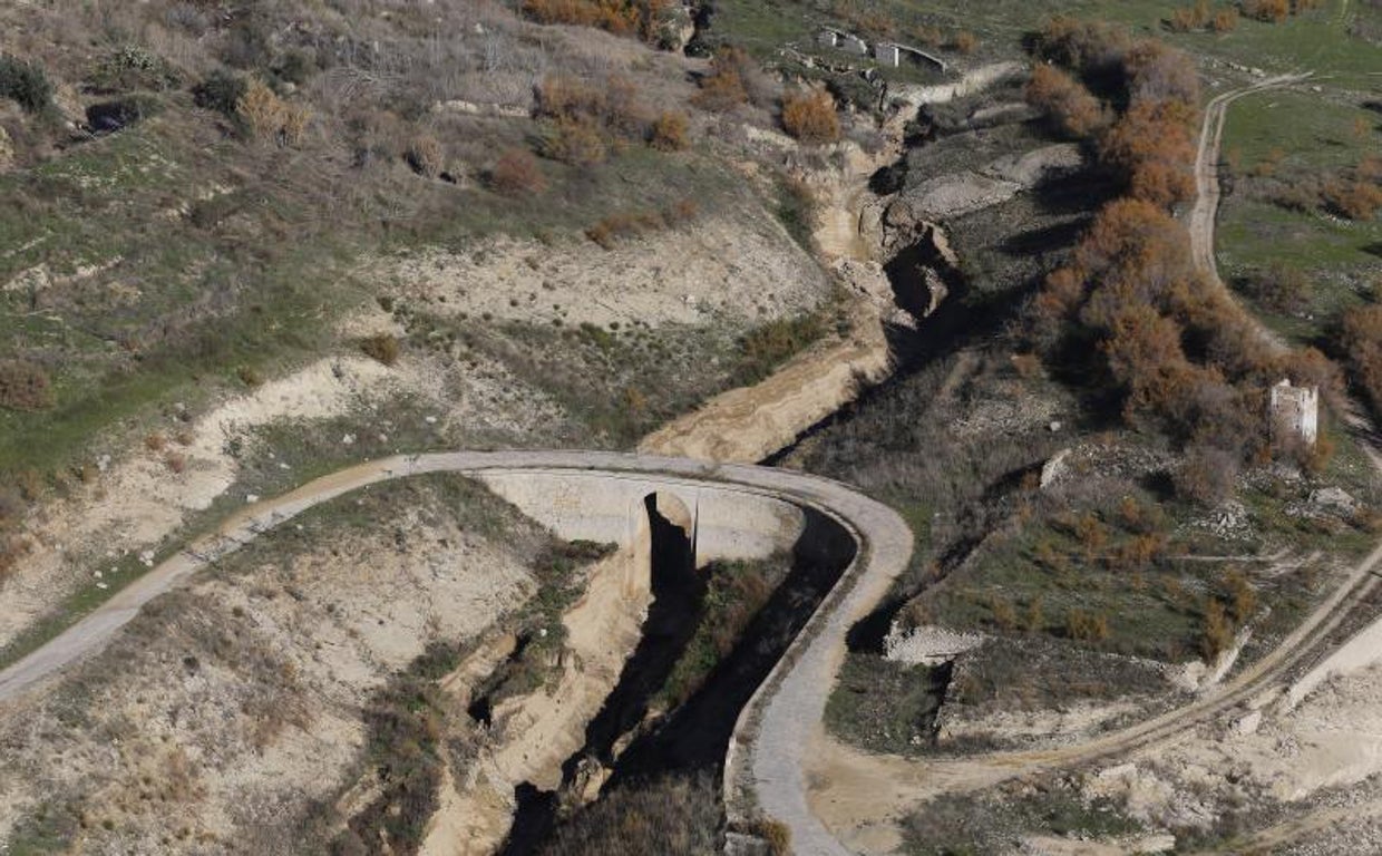 Estado actual del pantano de Iznájar