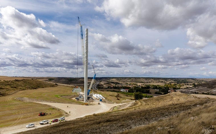 Iberdrola inicia la construcción del parque eólico de Buniel en Burgos