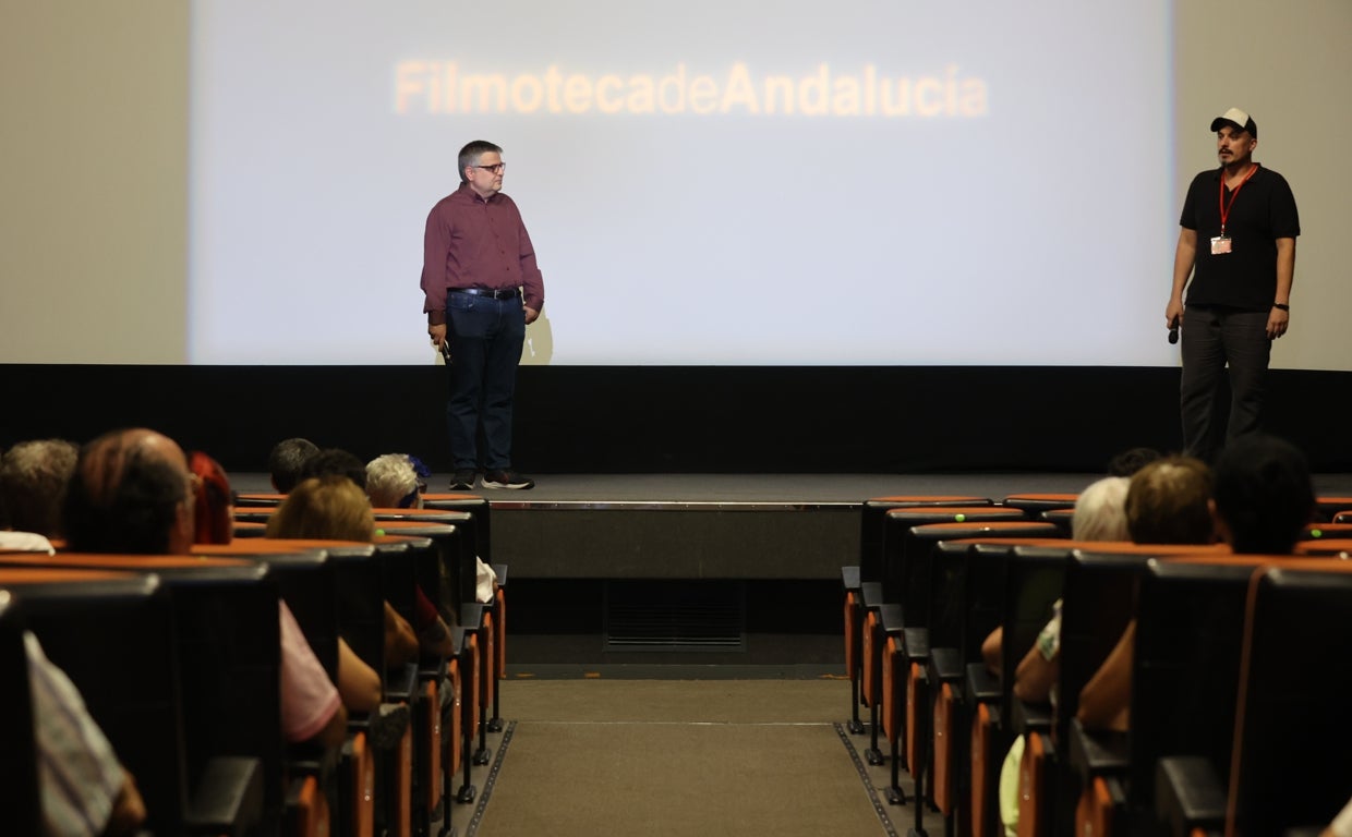 Acto de inauguración de la Semana del Cine de Córdoba en la Filmoteca de Andalucía