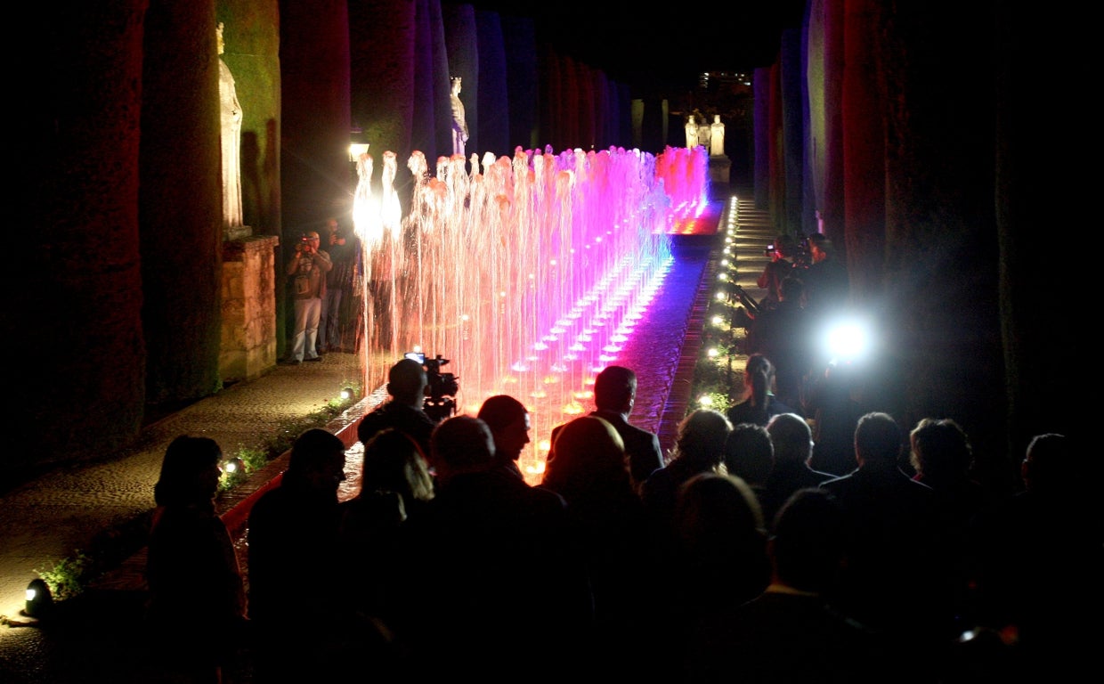 El Ayuntamiento de Córdoba insiste en que el espectáculo nocturno del Alcázar empezará antes de 2023