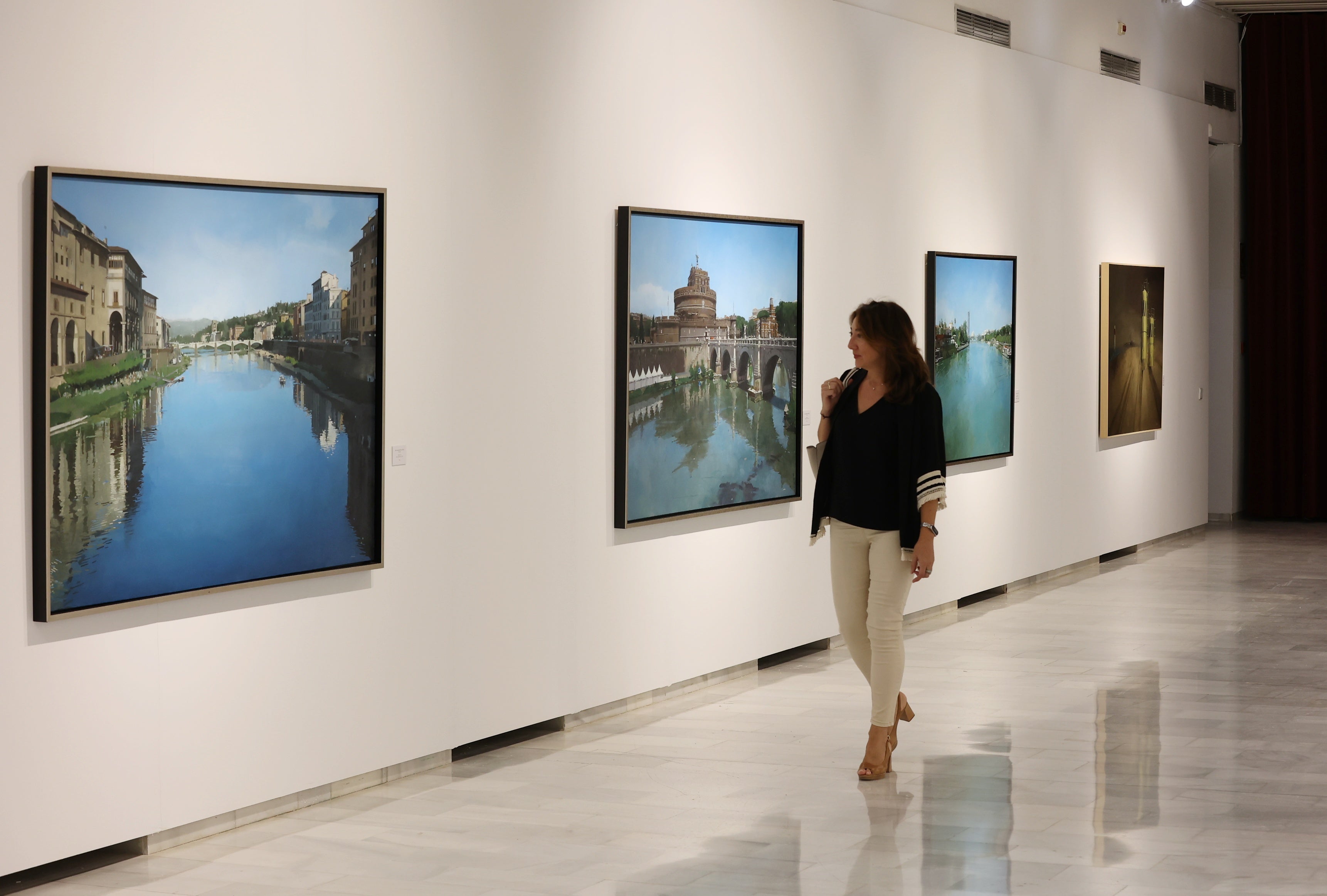 La exposición de pintura de Francisco Escalera en Córdoba, en imágenes