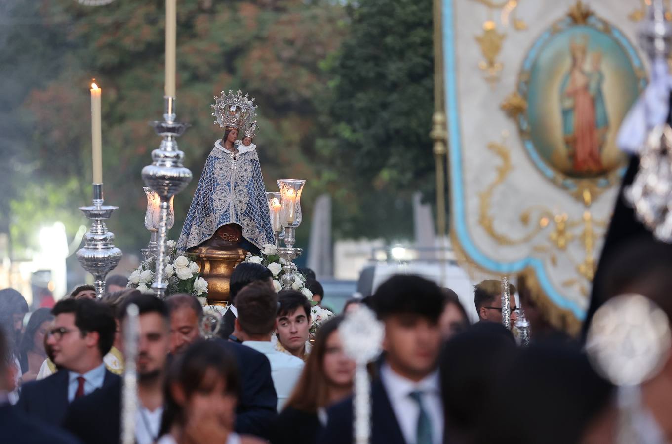 El traslado de la Virgen de la Fuensanta de Córdoba, en imágenes