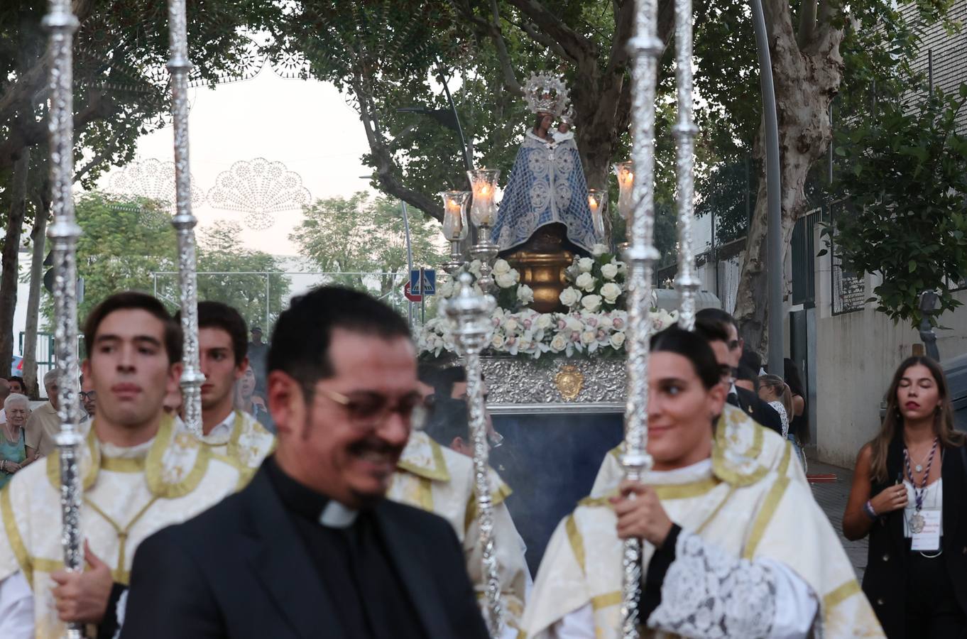 El traslado de la Virgen de la Fuensanta de Córdoba, en imágenes