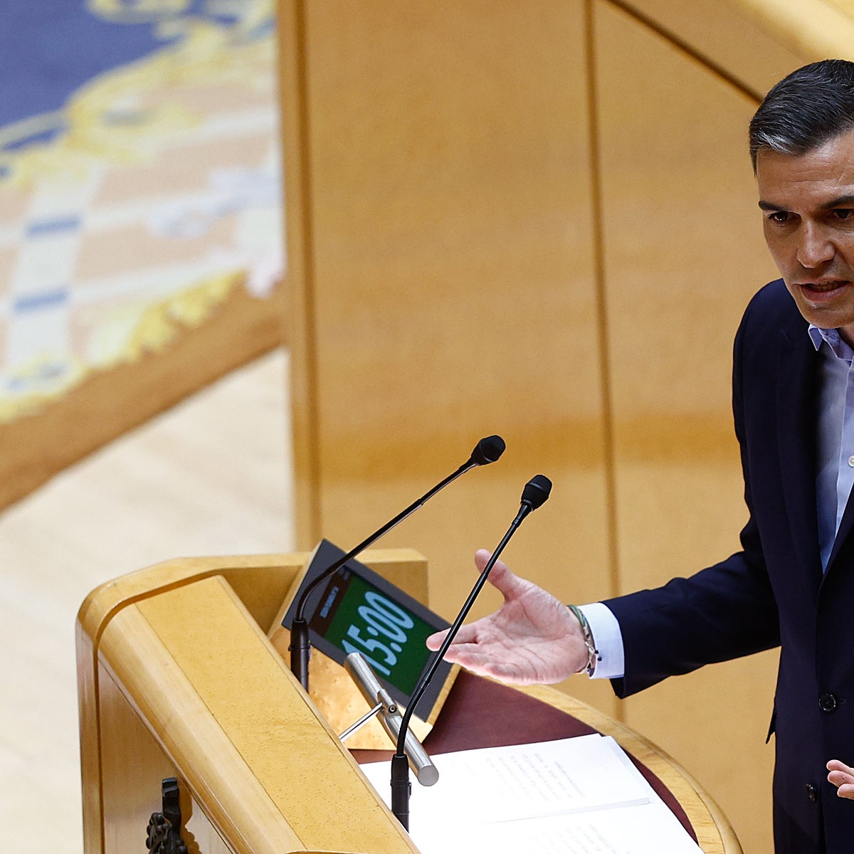 Sánchez ignora a Feijóo en el Senado pero le copia al PP su principal anuncio