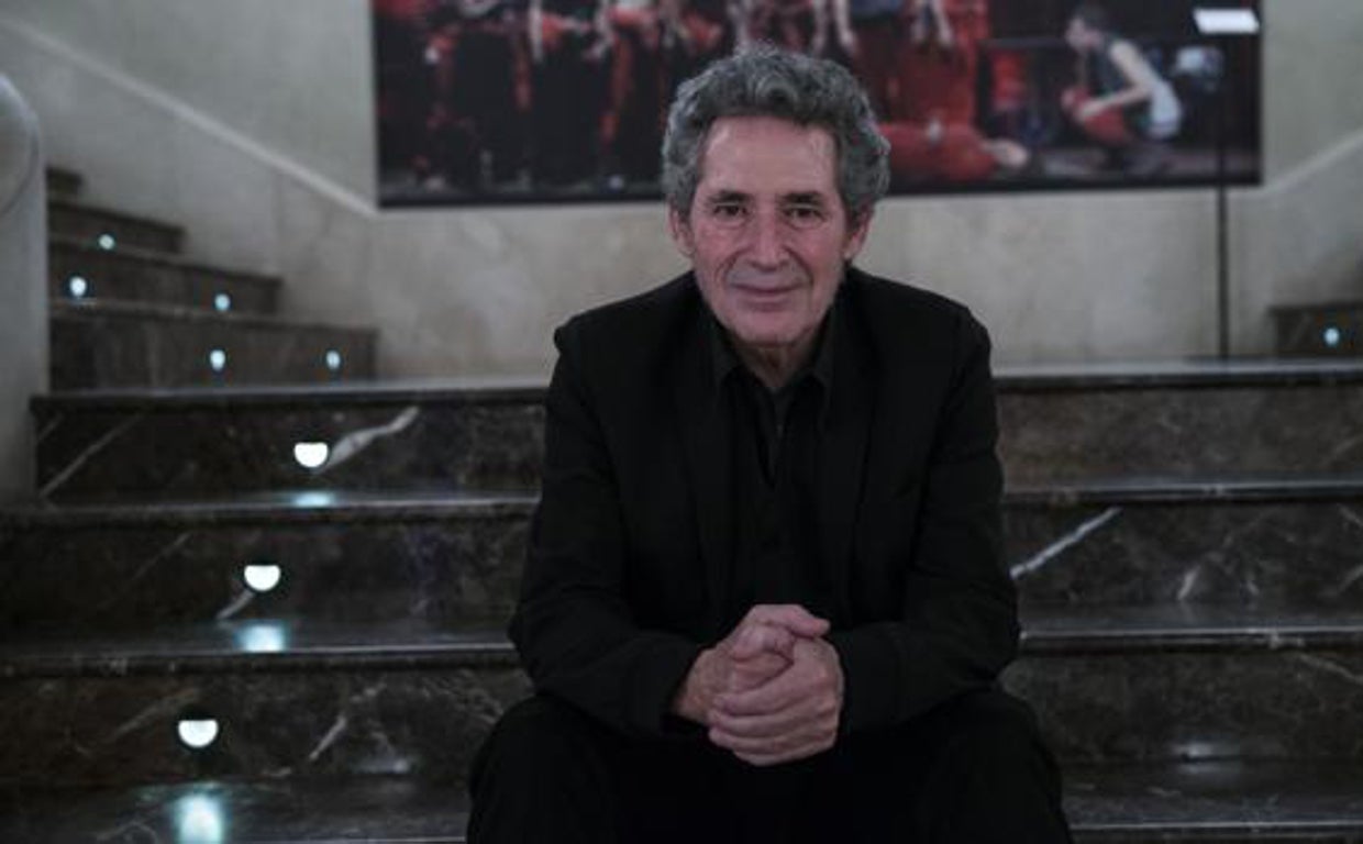 Miguel Ríos, durante una entrevista a ABC