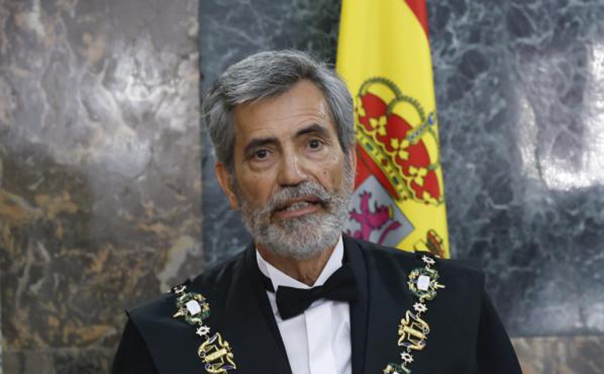 Carlos Lesmes durante su discurso este miércoles en la apertura del año judicial