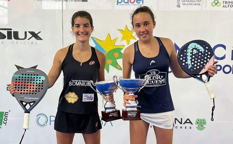 La torrijeña Noemí Aguilar, subcampeona de España de pádel en la categoría cadete