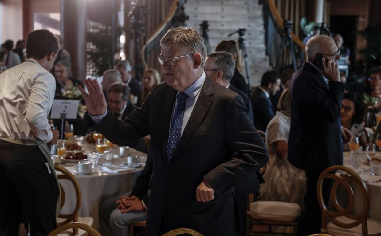 El presidente de la Generalitat Valenciana, Ximo Puig, en un acto público