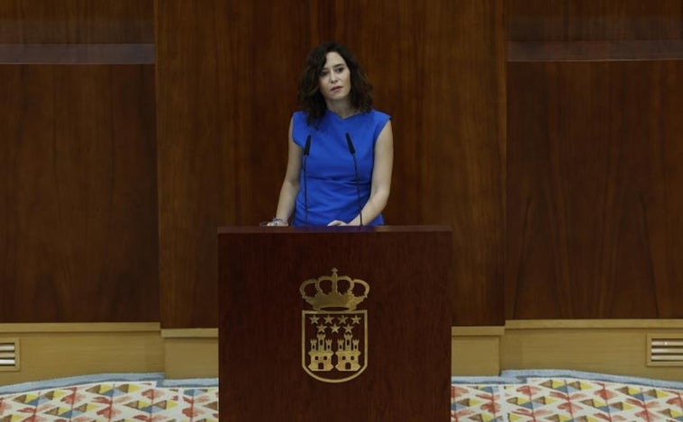 Ayuso responde a Sánchez: «Dijo vamos a por todo, yo le respondo, todo, menos la Comunidad de Madrid»