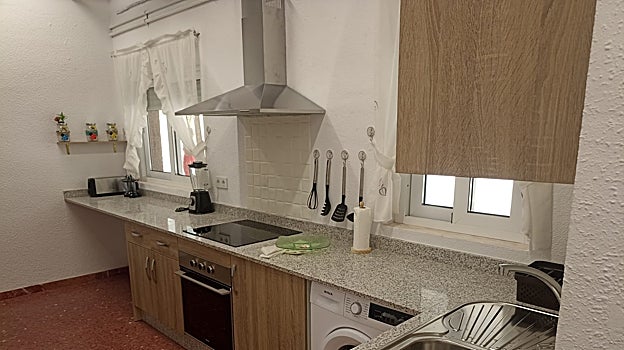 La cocina del piso piloto, completamente equipada