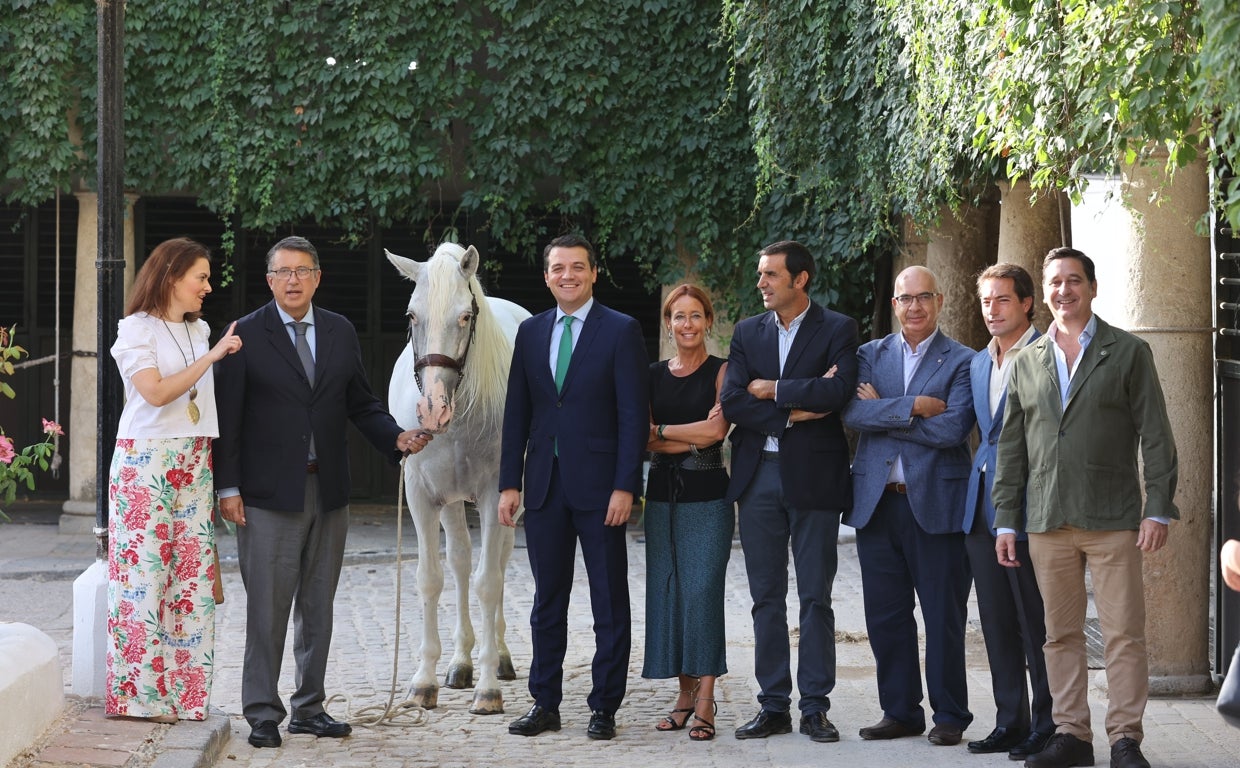 El alcalde, este miércoles con los organizadores