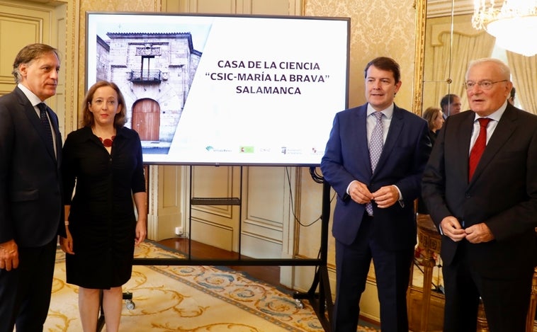 Acuerdan crear en Salamanca la Casa de la Ciencia para servir de «motor» a la vocación científica e investigadora