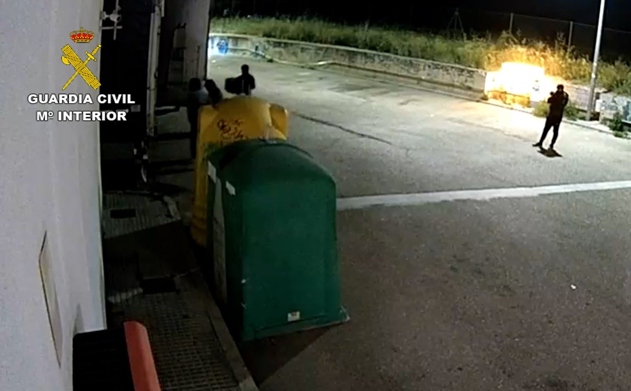 Robo en un camión estacionado en un área de descanso