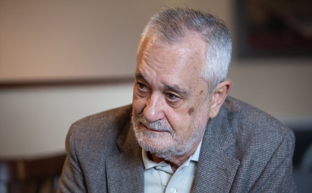 José Antonio Griñán, en una entrevista con ABC de Sevilla