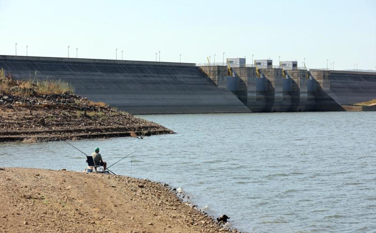 El embalse de Sierra Boyera este verano