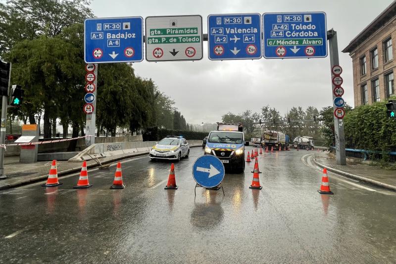 El incidente que ha provocado que todos los accesos a la glorieta estén cortados