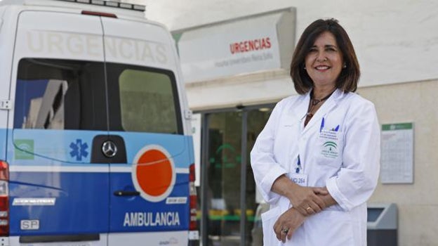 Carmen de la Fuente, jefa de la UCI del Hospital Reina Sofía de Córdoba