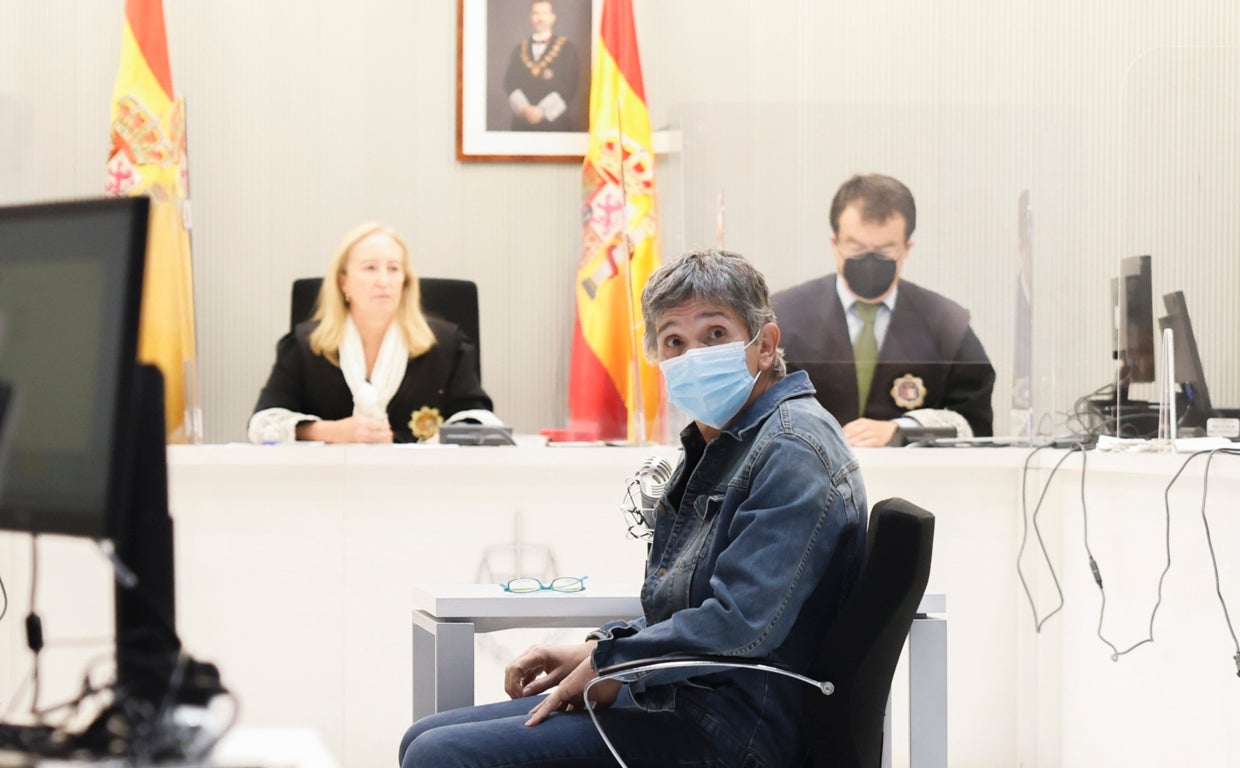 La exjefa etarra Anboto dice que está cansada de acudir a juicios en la Audiencia Nacional