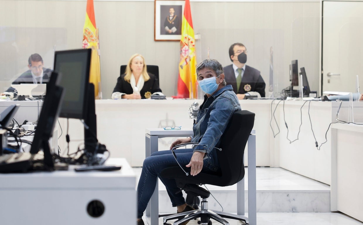 La exjefa de ETA Soledad Iparraguirre, alias 'Anboto', en la repetición de este juicio en la Audiencia Nacional
