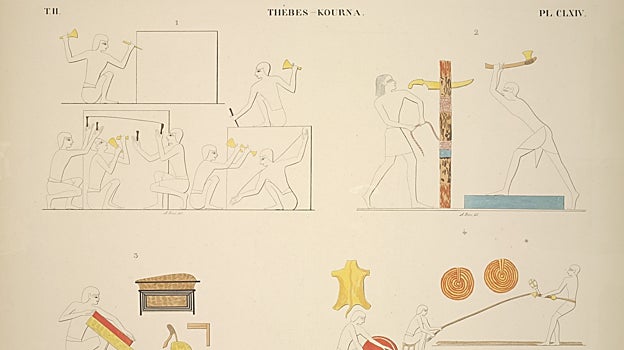 Cuadernos de campo de Champollion y Rosellini