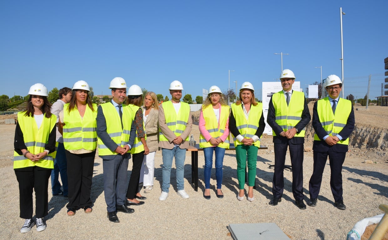 Acto de colocación de la primera piedra del nuevo instituto de Seseña